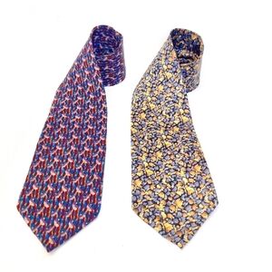 Cocktail Collection Vodka Mens Silk Neck Tie Set of 2 by Stonehenge 4" W 58" L